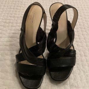 Coach high heels sandals